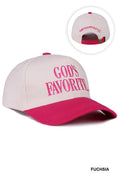 God's Favorite Two Tone Canvas Cotton Cap
