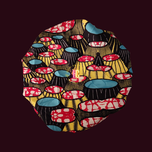 African Print Adjustable Bonnets
