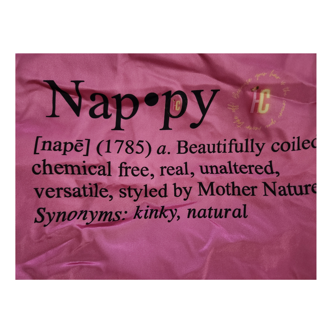 Definition of Nappy Reusable Shower Cap