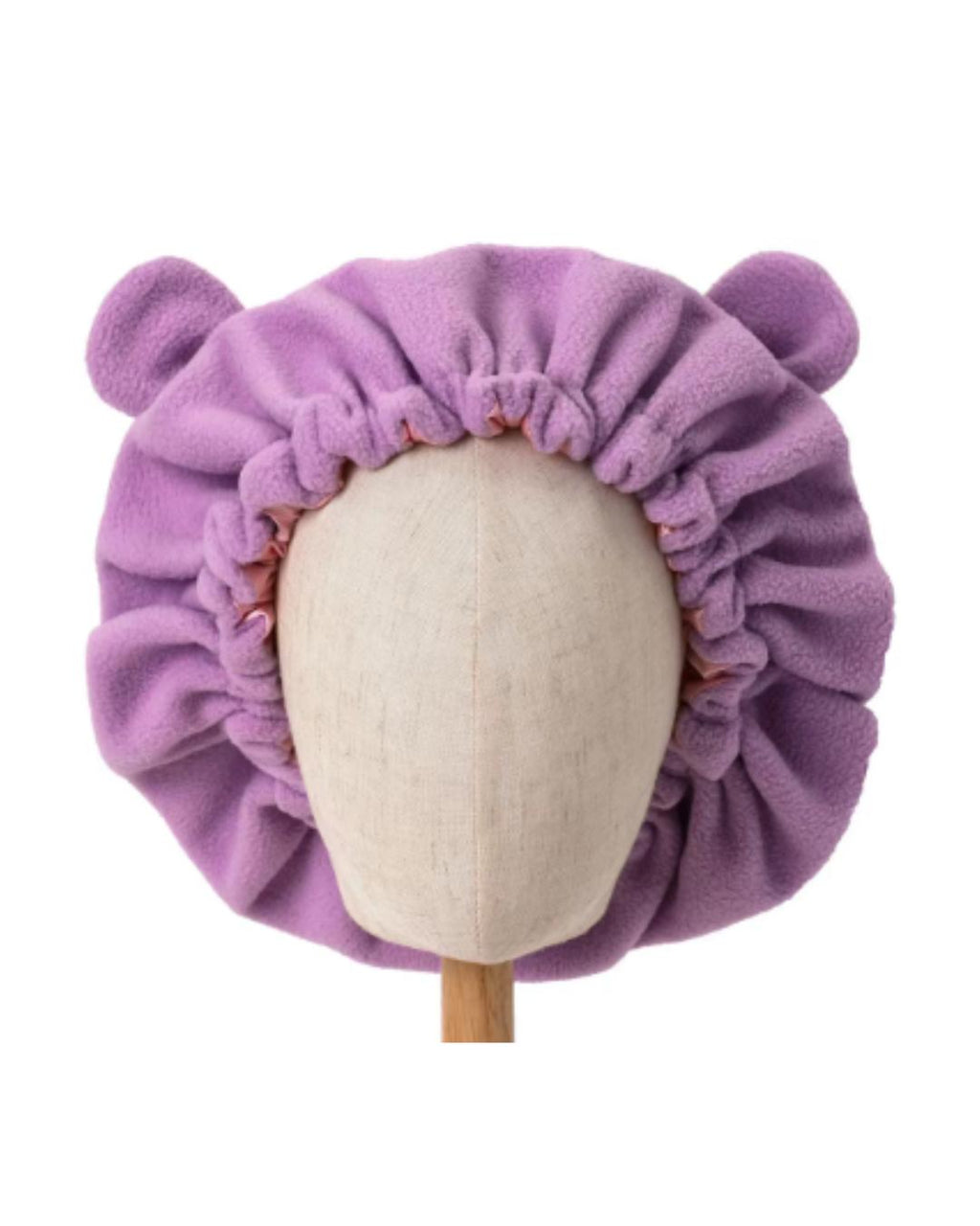 Satin Lined Bear Ear Bonnet