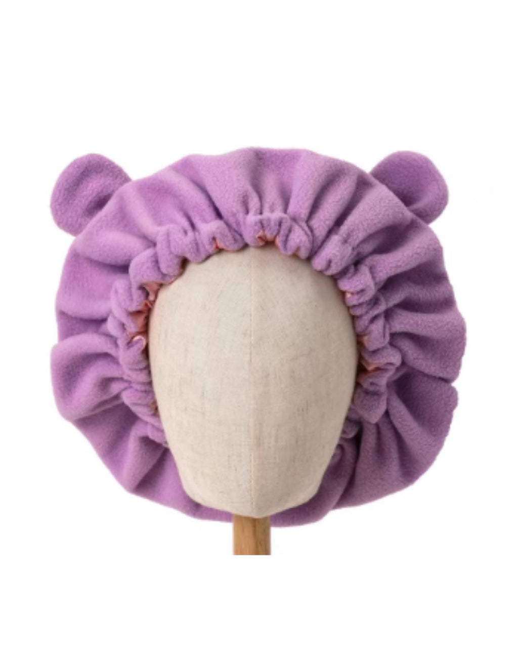 Satin Lined Bear Ear Bonnet
