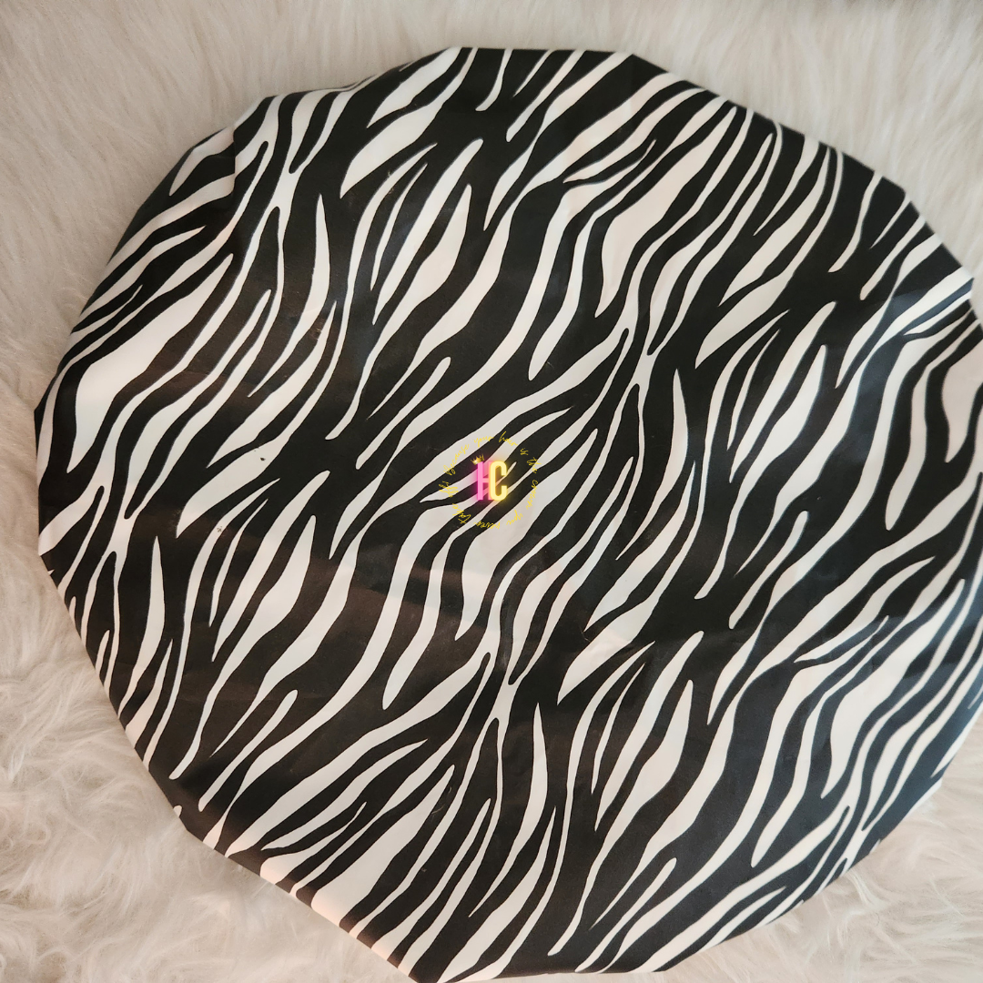 Reusable Satin Lined Shower Caps