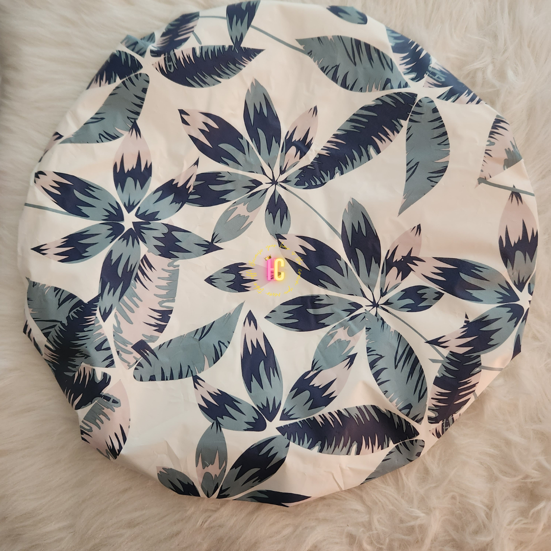 Reusable Satin Lined Shower Caps