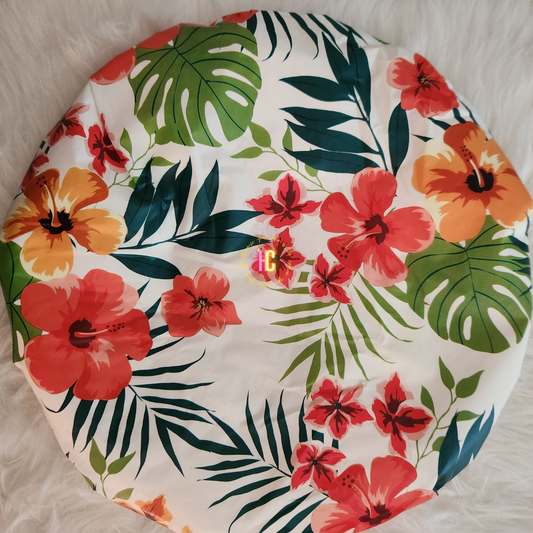 Reusable Satin Lined Shower Caps