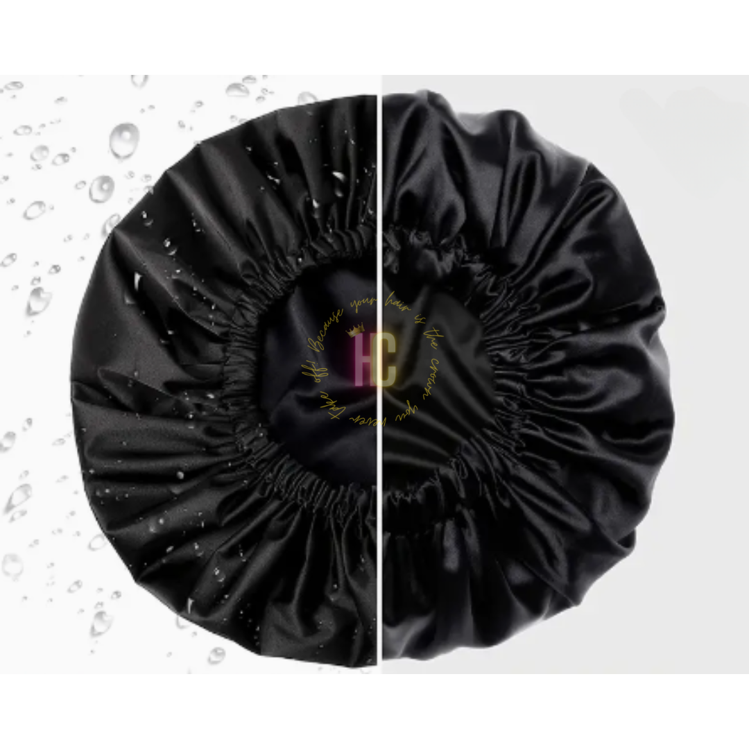 Reusable Satin Lined Shower Caps