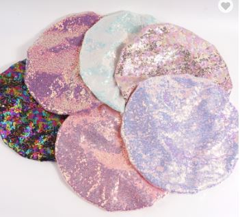 Sequin/ Satin Lined Bonnets
